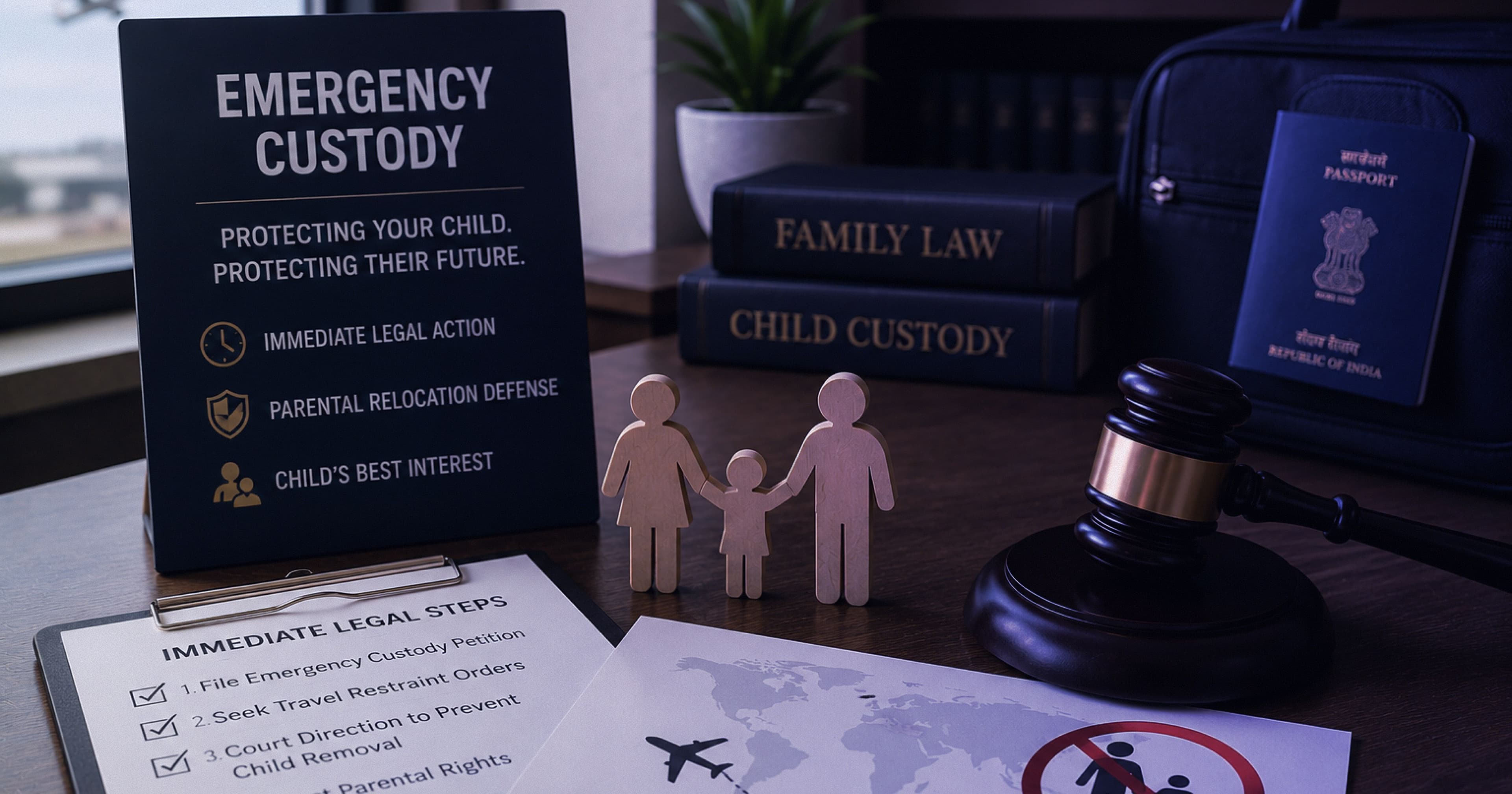 Spouse Threatening to Take Your Child Abroad? Emergency Custody and Travel Restraint Orders in Delhi