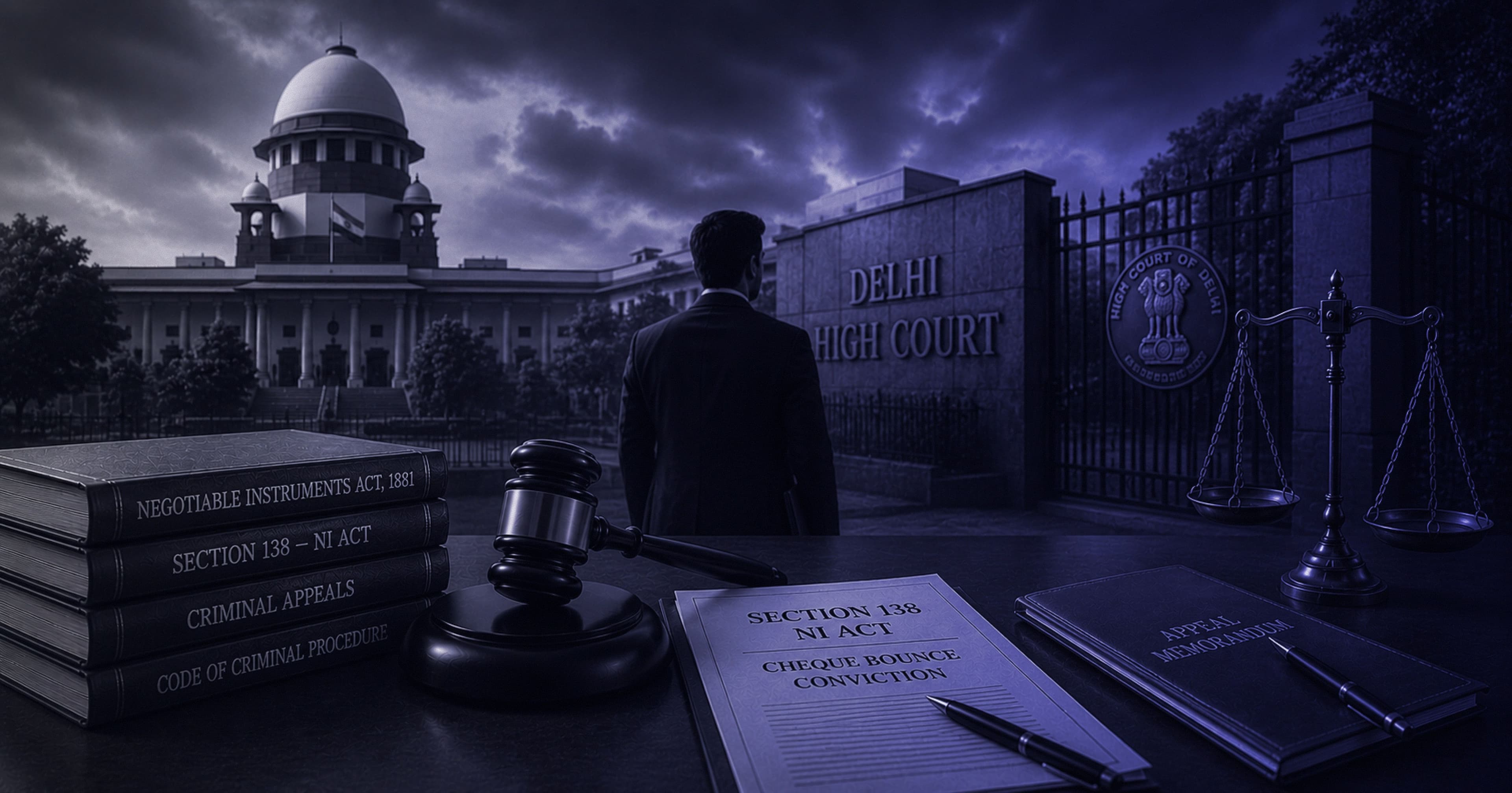 Section 138 NI Act Appeals Delhi HC 2026: Cheque Bounce Lawyer Guide to Challenging Convictions