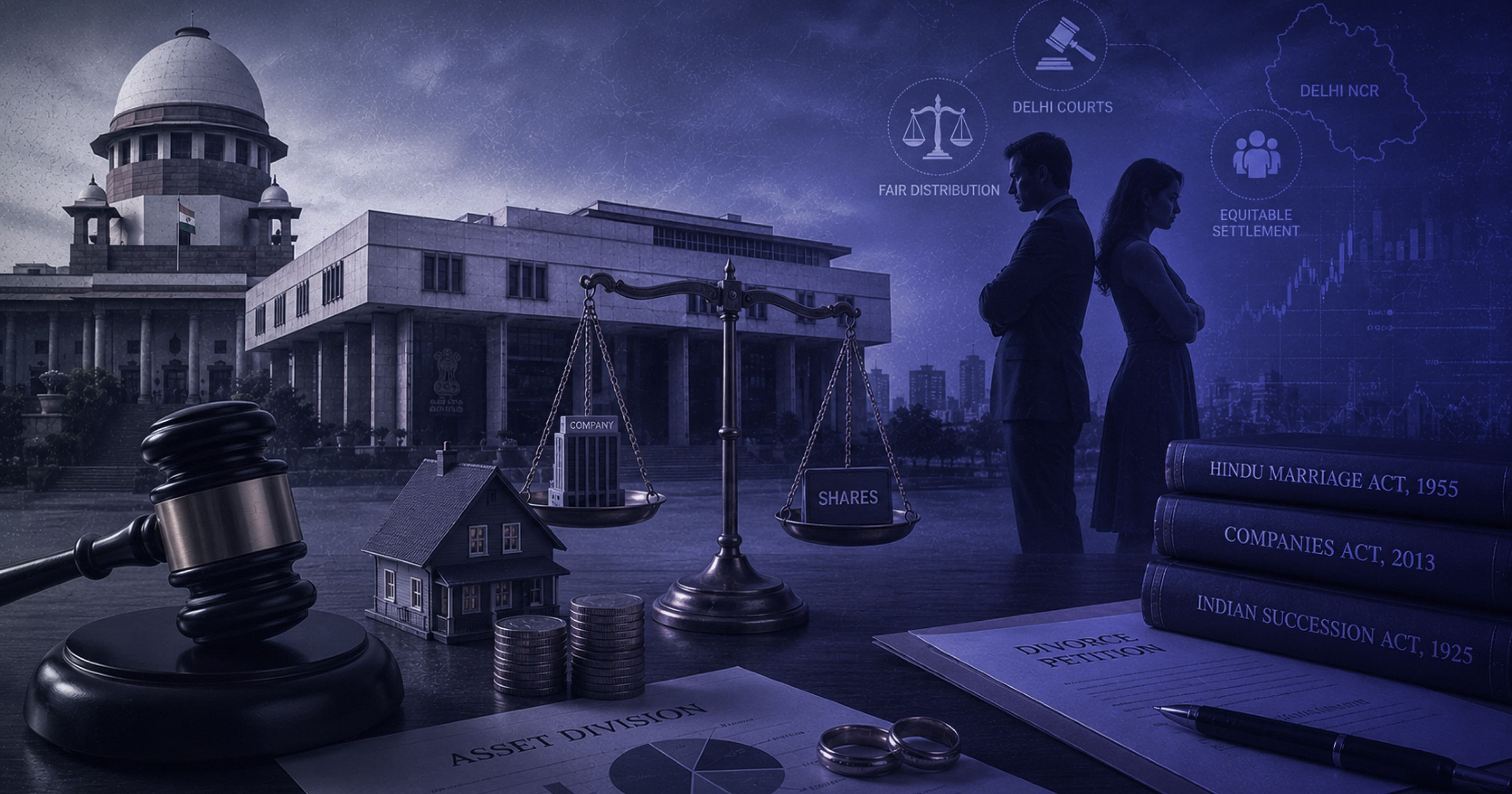 Division of Business Assets and Company Shares in Divorce: How Delhi Courts Decide in 2026