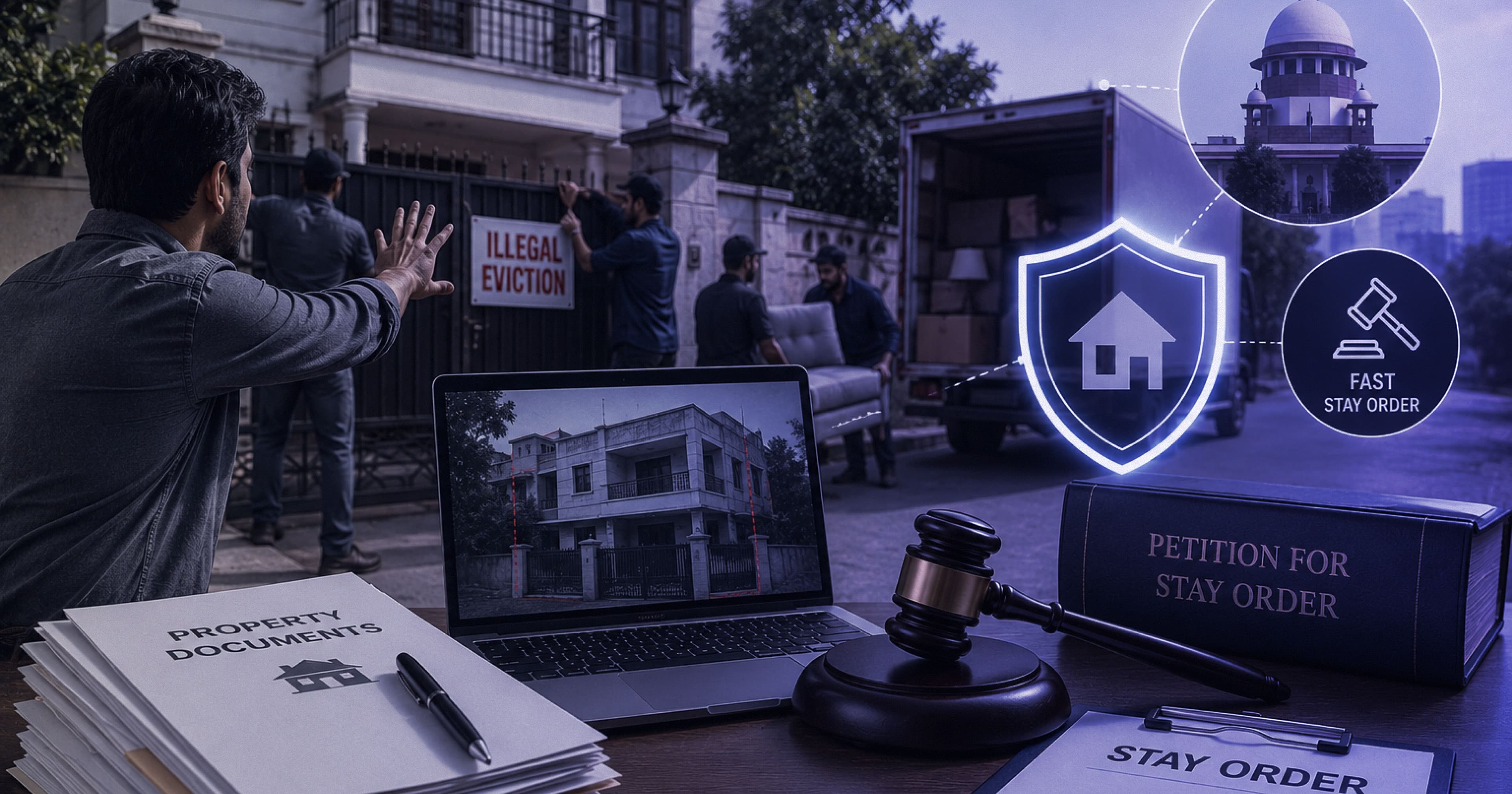 Property Grabbed or Illegally Evicted? How to Get a Fast Stay Order in Delhi